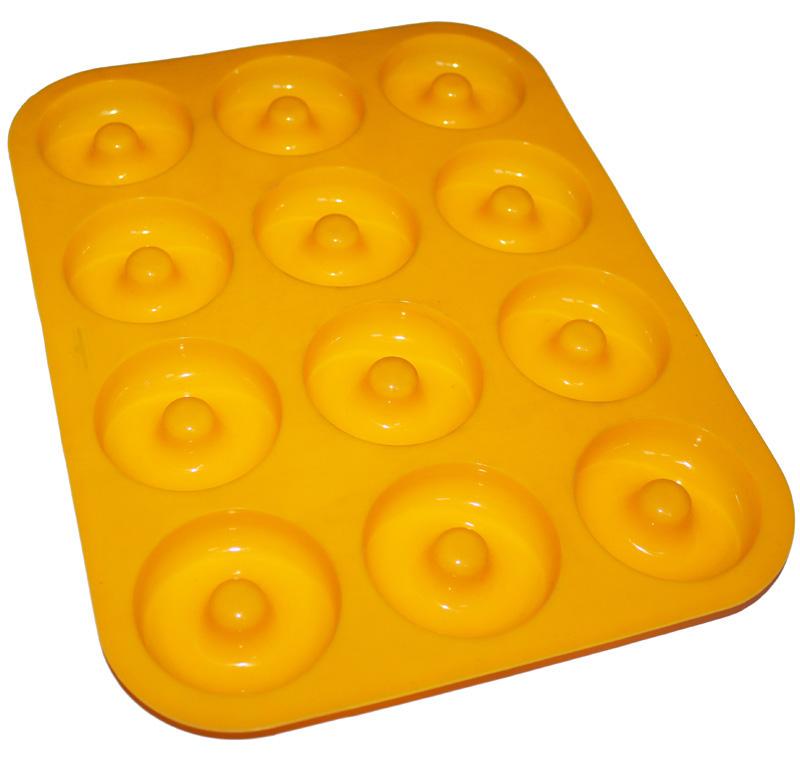 Форма силиконовая Hauser 12 пончиков для выпечки (H-156N)