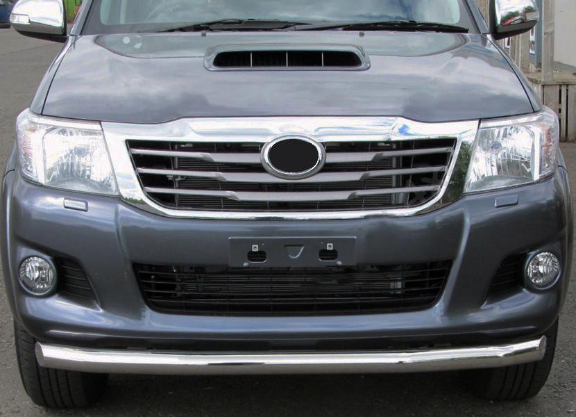 Передняя защита ST008 CAN для Toyota Hilux 2006-2015 гг. нержавеющая сталь Хром