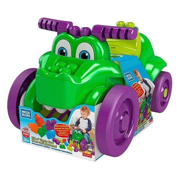 Машинка-крокодил Fisher Price Mega Bloks 26 деталей (GFG22) - фото 4