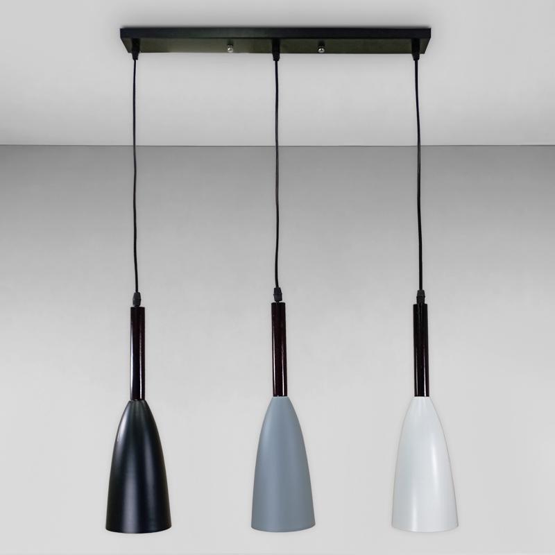 Люстра подвесная Light House LS-18030/3P планка Черный