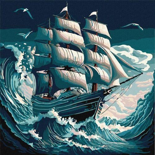 Картина по номерам Шторм на море (2987471127)