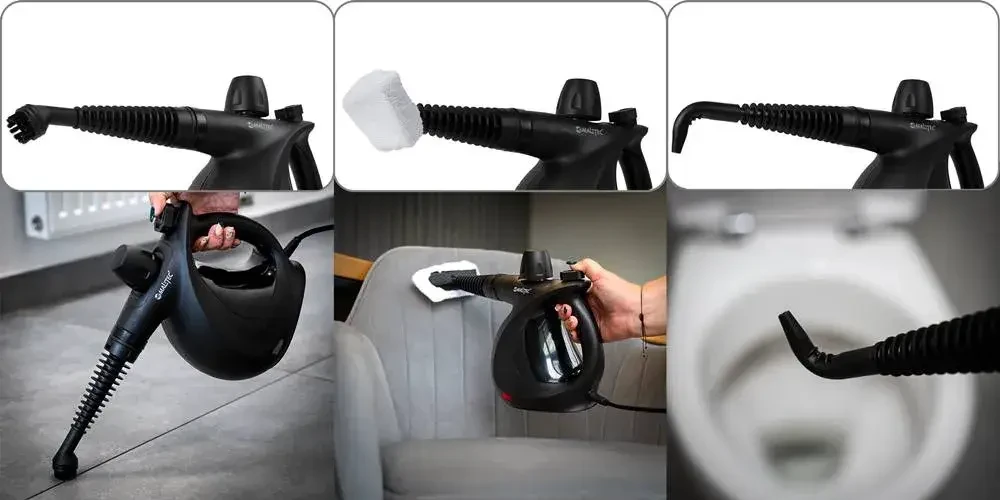 Пароочиститель Maltec с насадками 1050 Вт 350 мл (2762552243) - фото 5 Пароочиститель Maltec с насадками 1050 Вт 350 мл (2762552243) - фото 5