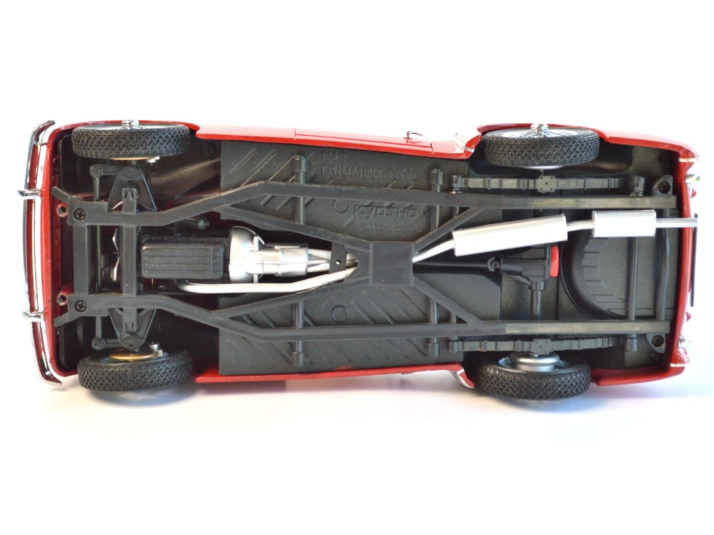 ᐉ Модель автомобиля Kyosho Triumph TR3A 1:18 Красный (54