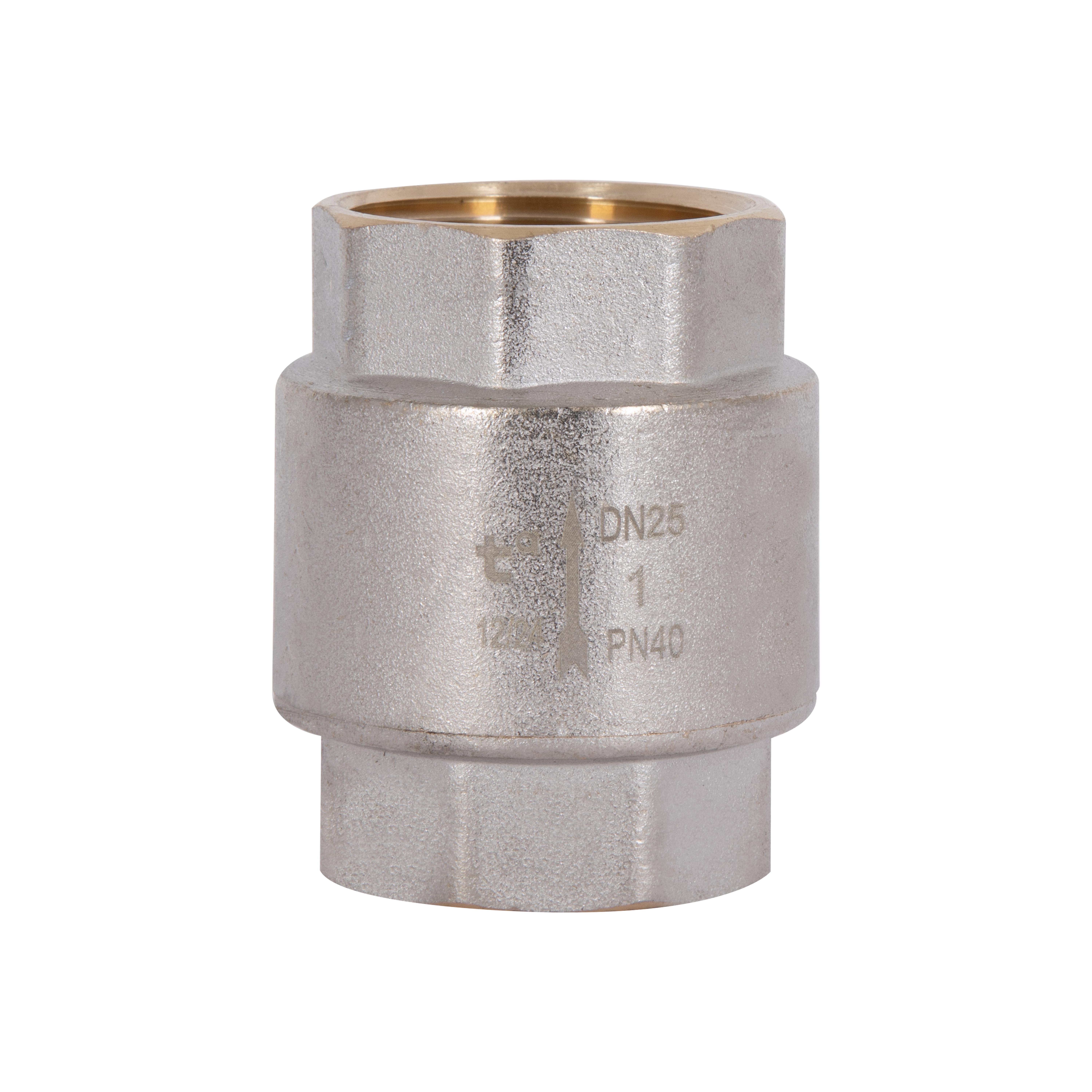 Клапан обратный Thermo Alliance Standart с латунным штоком 1" ВВ (TAS240W25)