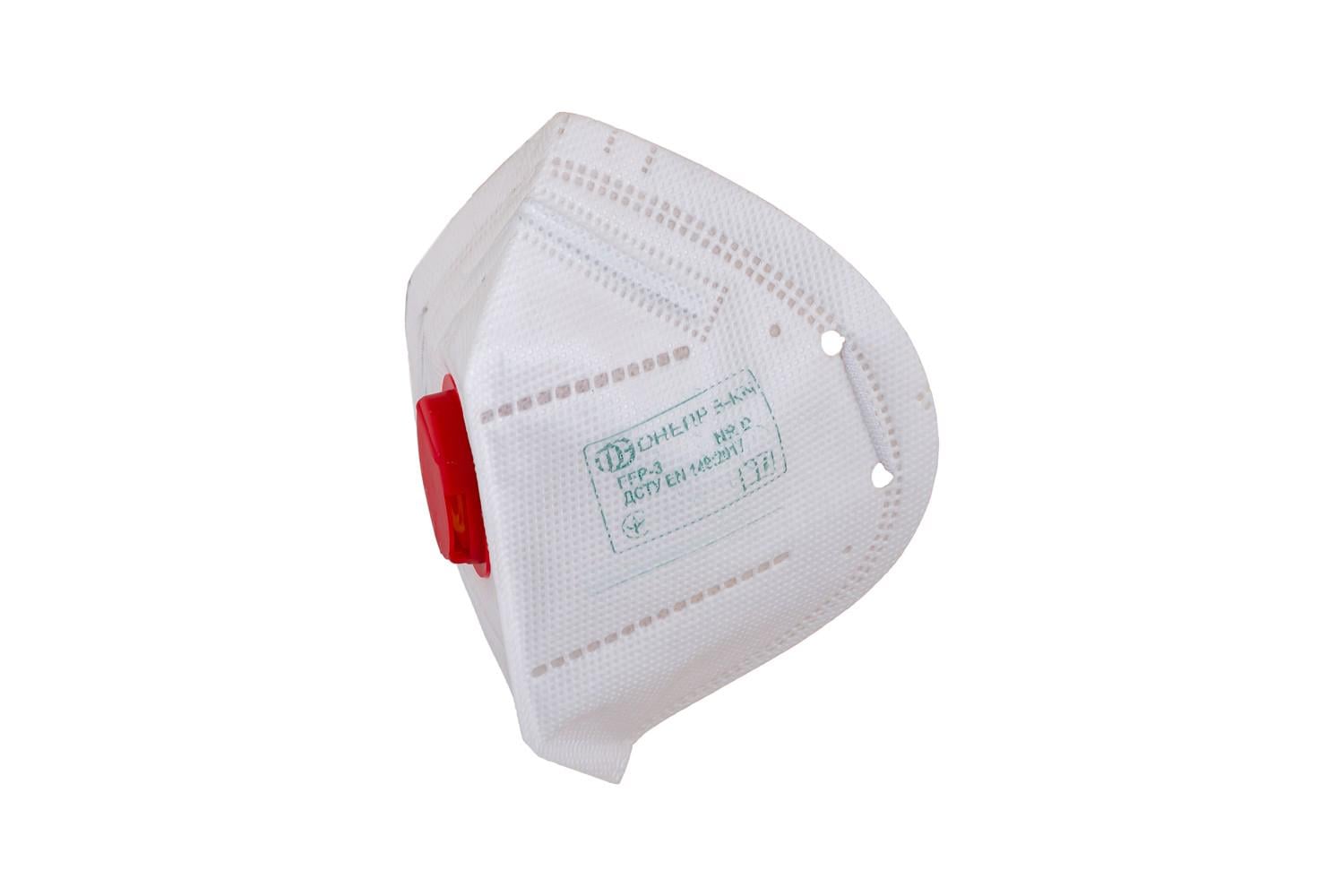 Респиратор MasterTool ДНЕПР-3KN FFP3 50НДС с клапаном (82-0179)