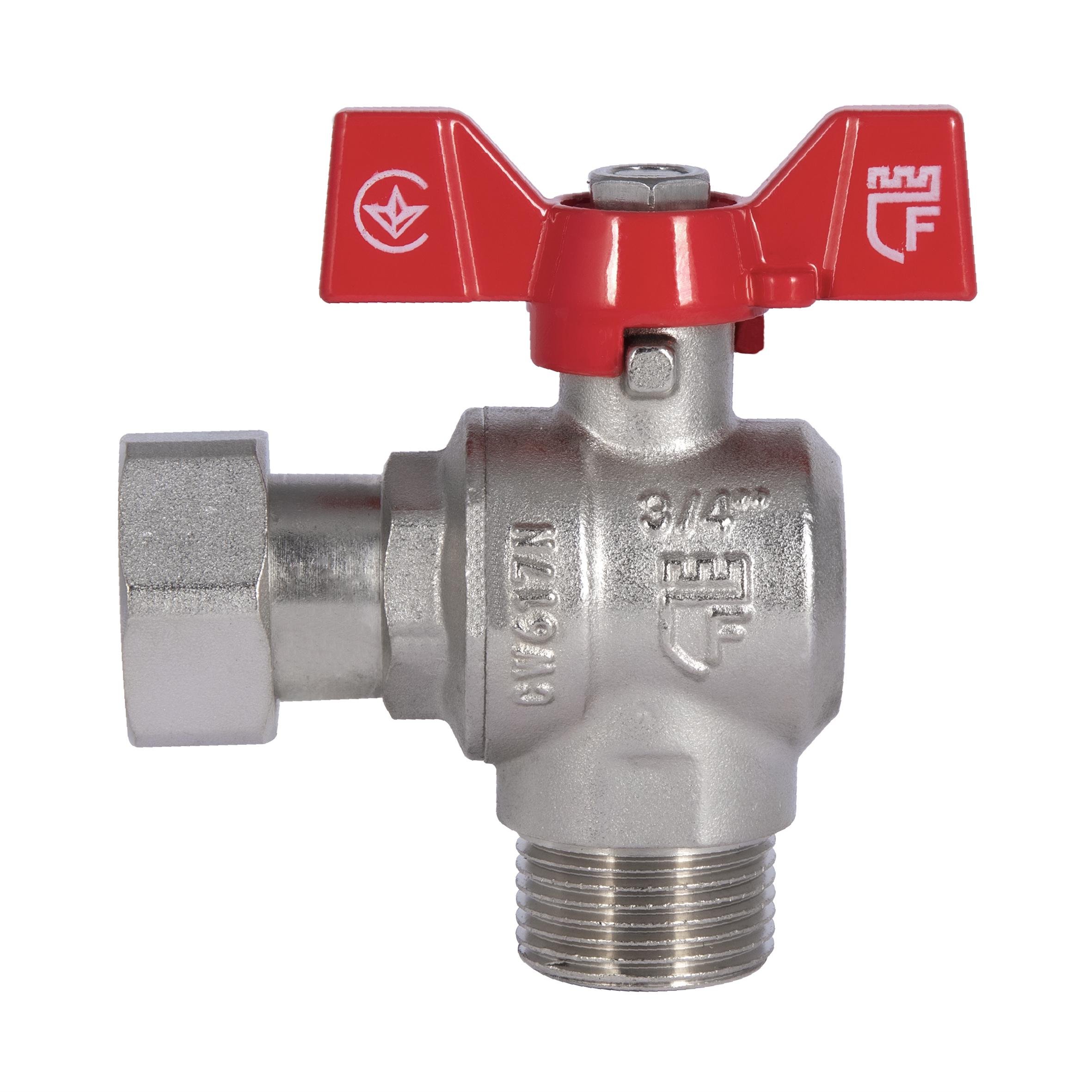 Кран кульовий з накидною гайкою SD Forte SF224W20 3/4" ВЗ (SD00017978)