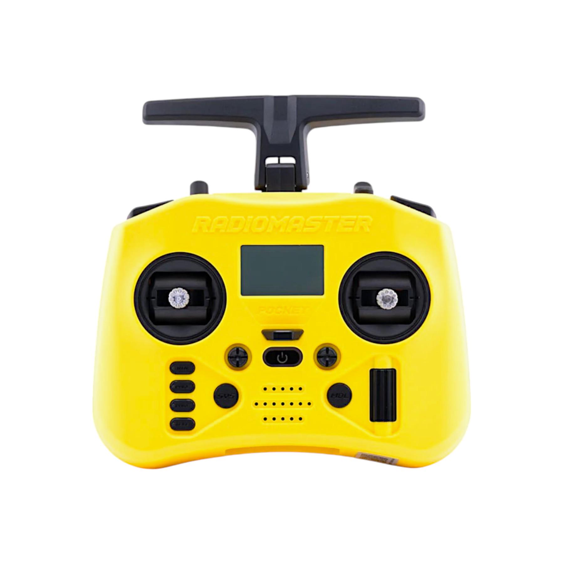 Пульт дистанционного управления RadioMaster Pocket Crush M2 ELRS Lemon Twist Yellow (81101)