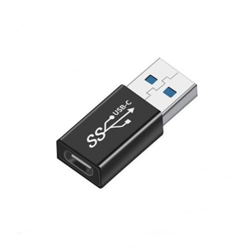 Переходник-адаптер USB Male-Type-С 3.1 Female 10Gbps eXpert Type-6 Black