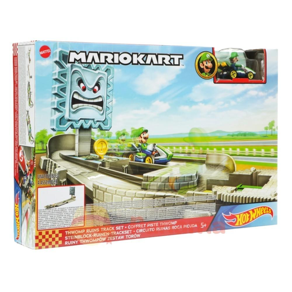 Ігровий набір Hot Wheels Mario Kart Атака заклятих ворогів Руїни Твомпа (GCP26-3) Ігровий набір Hot Wheels Mario Kart Атака заклятих ворогів Руїни Твомпа (GCP26-3)