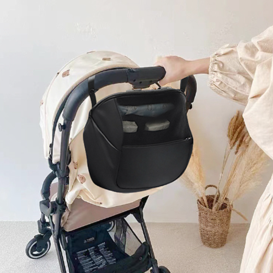 Рюкзак для прогулок с ребенком на коляску и чемодан для путешествий Черный (4130) - фото 7