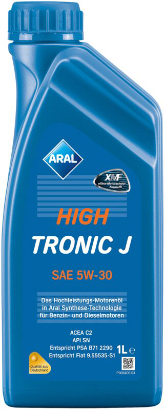 Мастило моторне Aral HighTronic J SAE 5W-30 1 л (354)