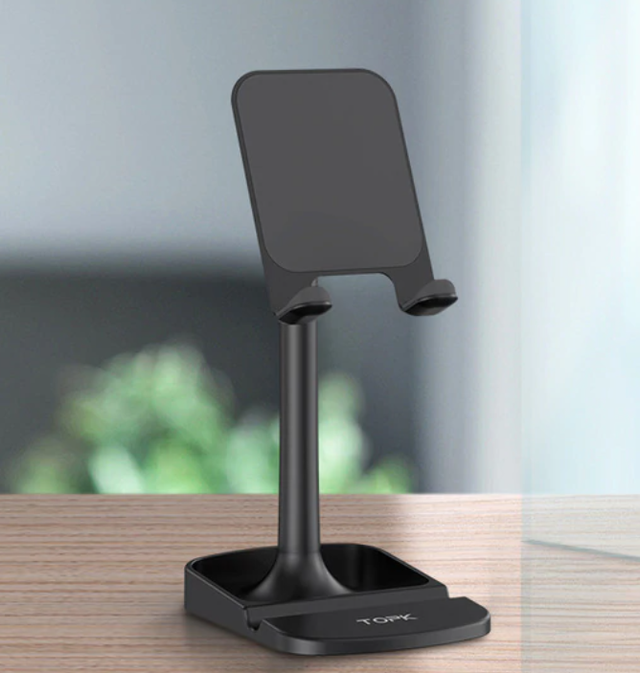 Подставка TOPK D23 для телефона и планшета Черный (3210664623245)