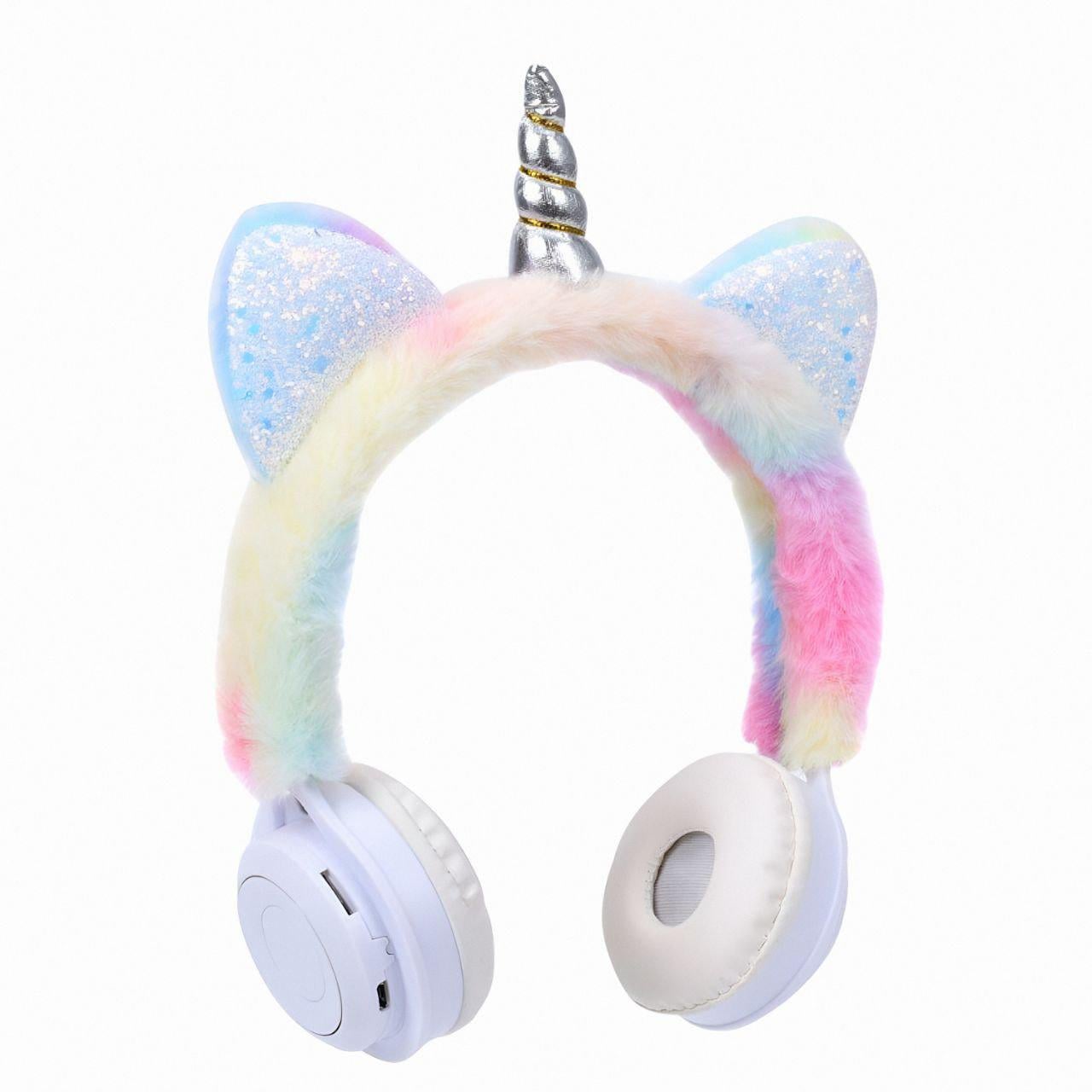 Наушники FG240430008Q пластик плюш FM-радио Bluetooth единорог с плюшевыми ушками Разноцветный (26911877) Наушники FG240430008Q пластик плюш FM-радио Bluetooth единорог с плюшевыми ушками Разноцветный (26911877)