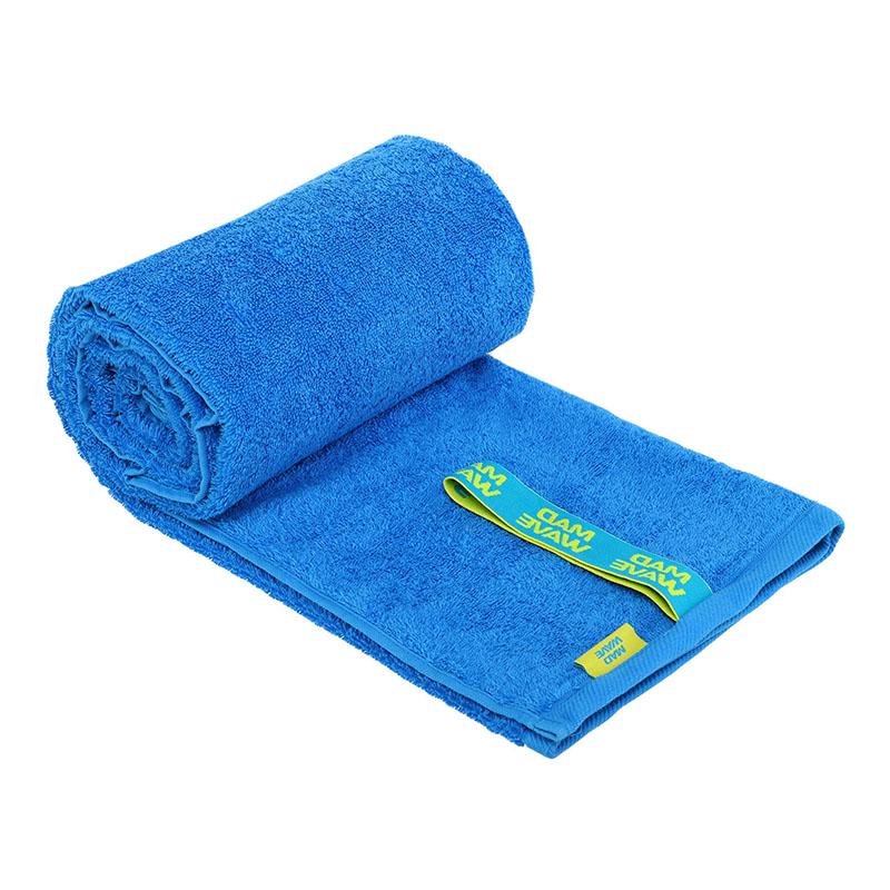 Полотенце спортивное Mad Wave Cotton Soft Terry M0762012 Синий (33444009)