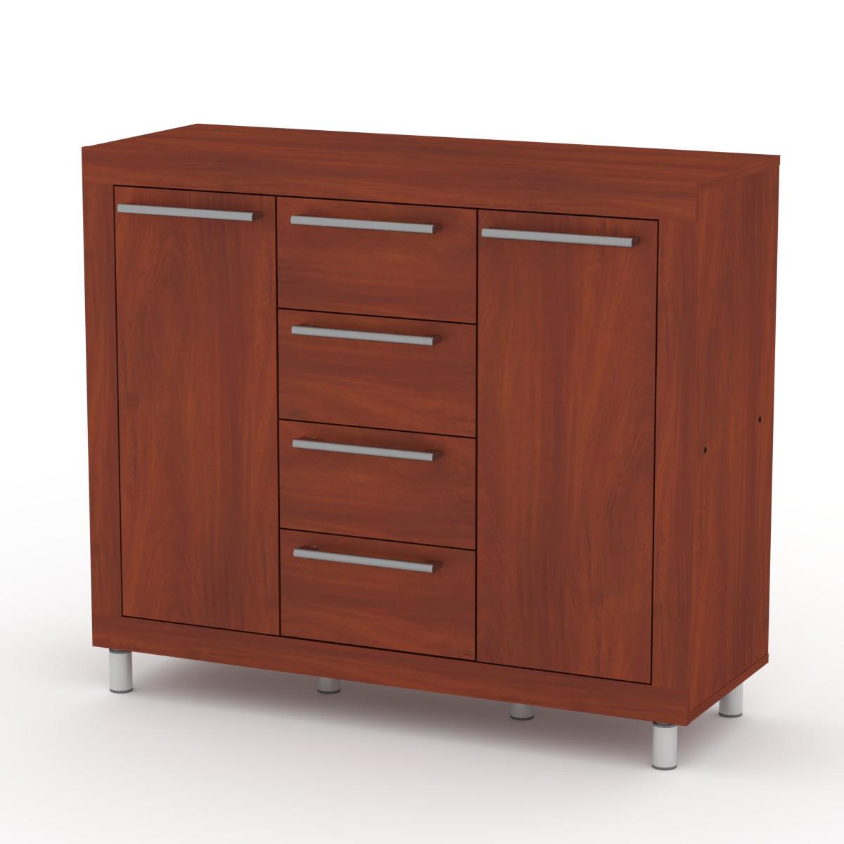 Комод-тумба МебліКо 3 МГ-1 110х40х90 см Яблуня (k-1476-7) - фото 1