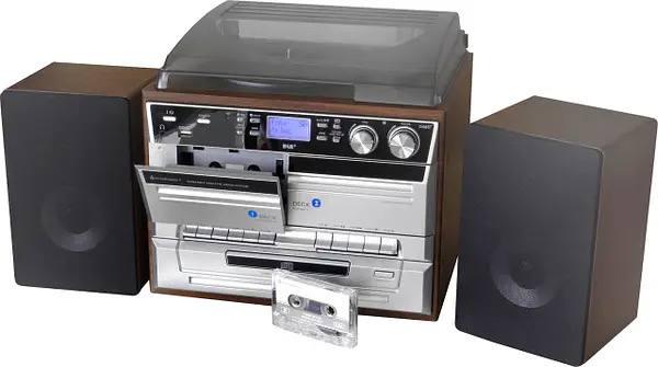 Проигрыватель винила двухкассетный Soundmaster MCD5550 с Bluetooth (MCD5550DBR)