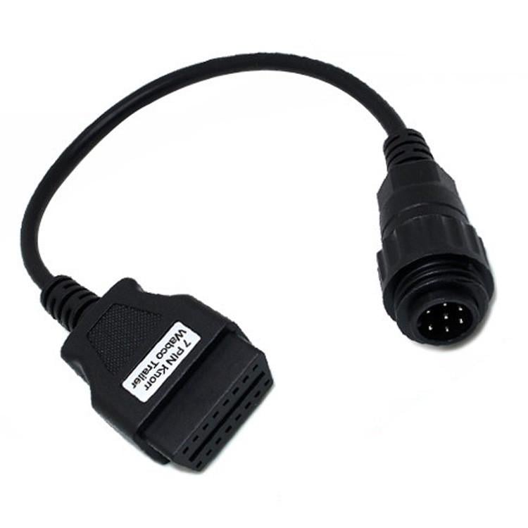 Перехідник Knorr Wabco Trailer 7 pin на 16 pin OBD2 (1629754241)