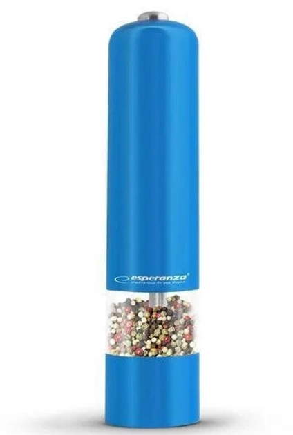 Мельница для помола электрическая Esperanza 5x5x24 см Голубой (1800323372)