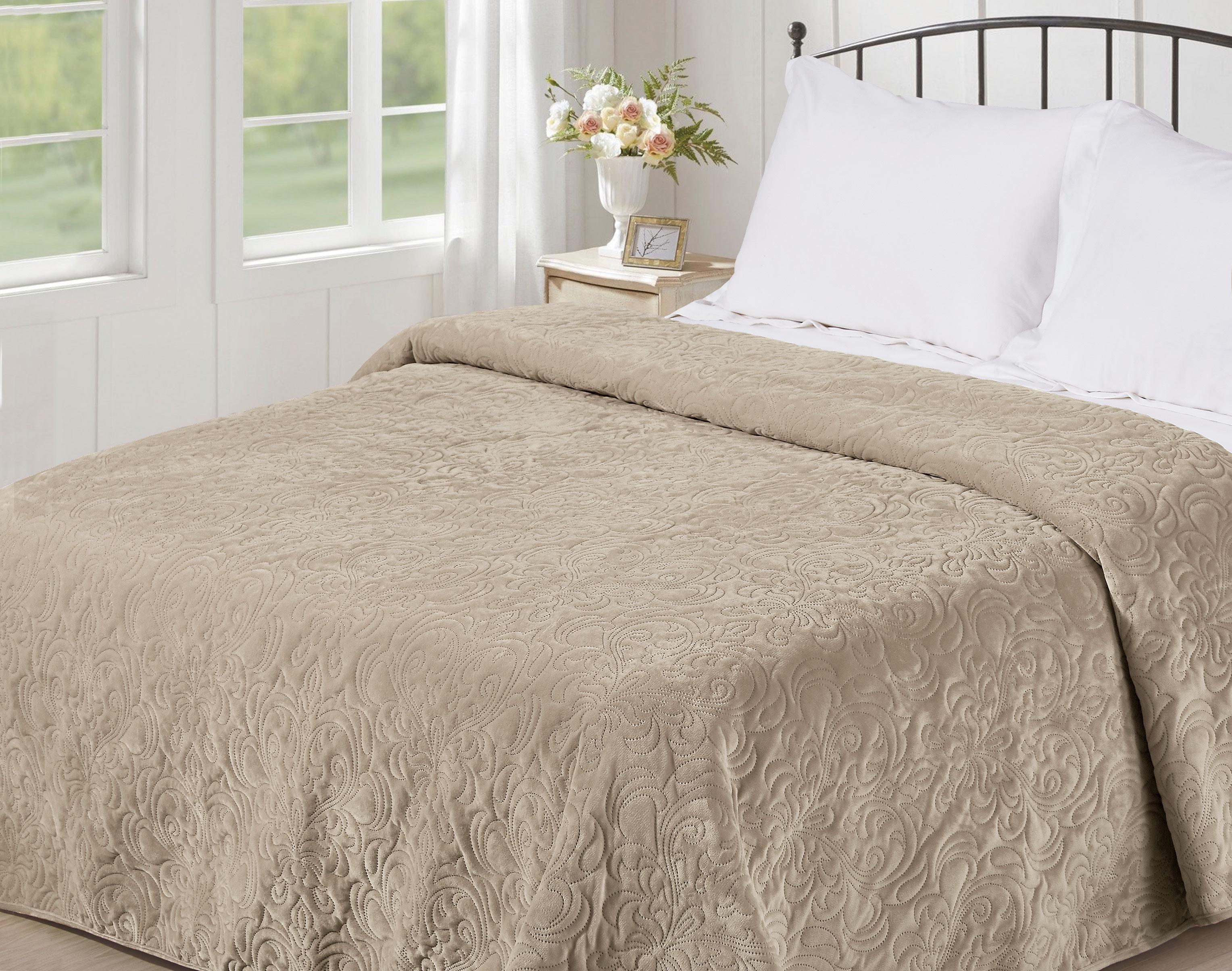 Покрывало однотонное Love You 150х200 Шампань 6 (8106)