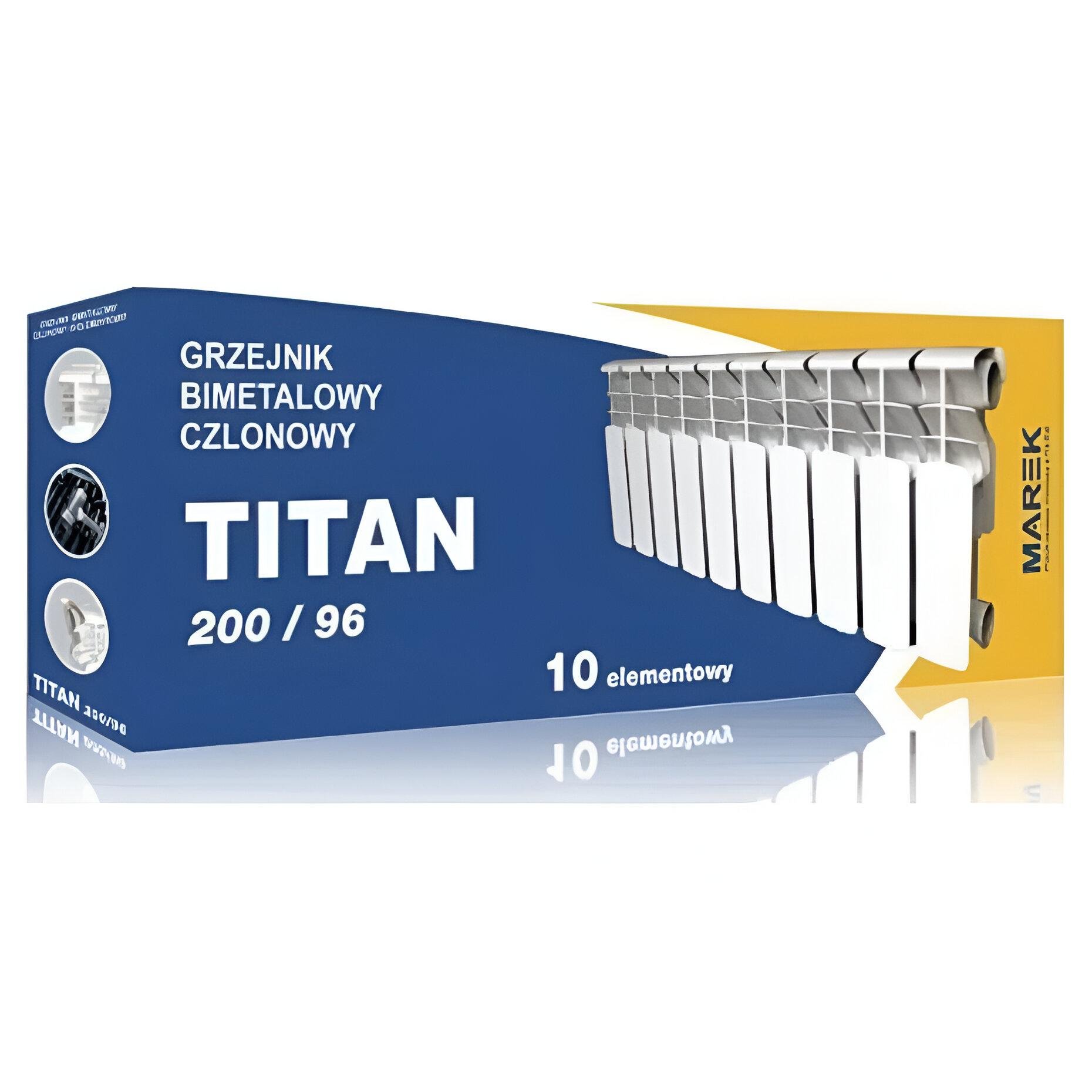 Радиатор биметаллический MAREK TITAN 200/96 95 Вт (TR00026)