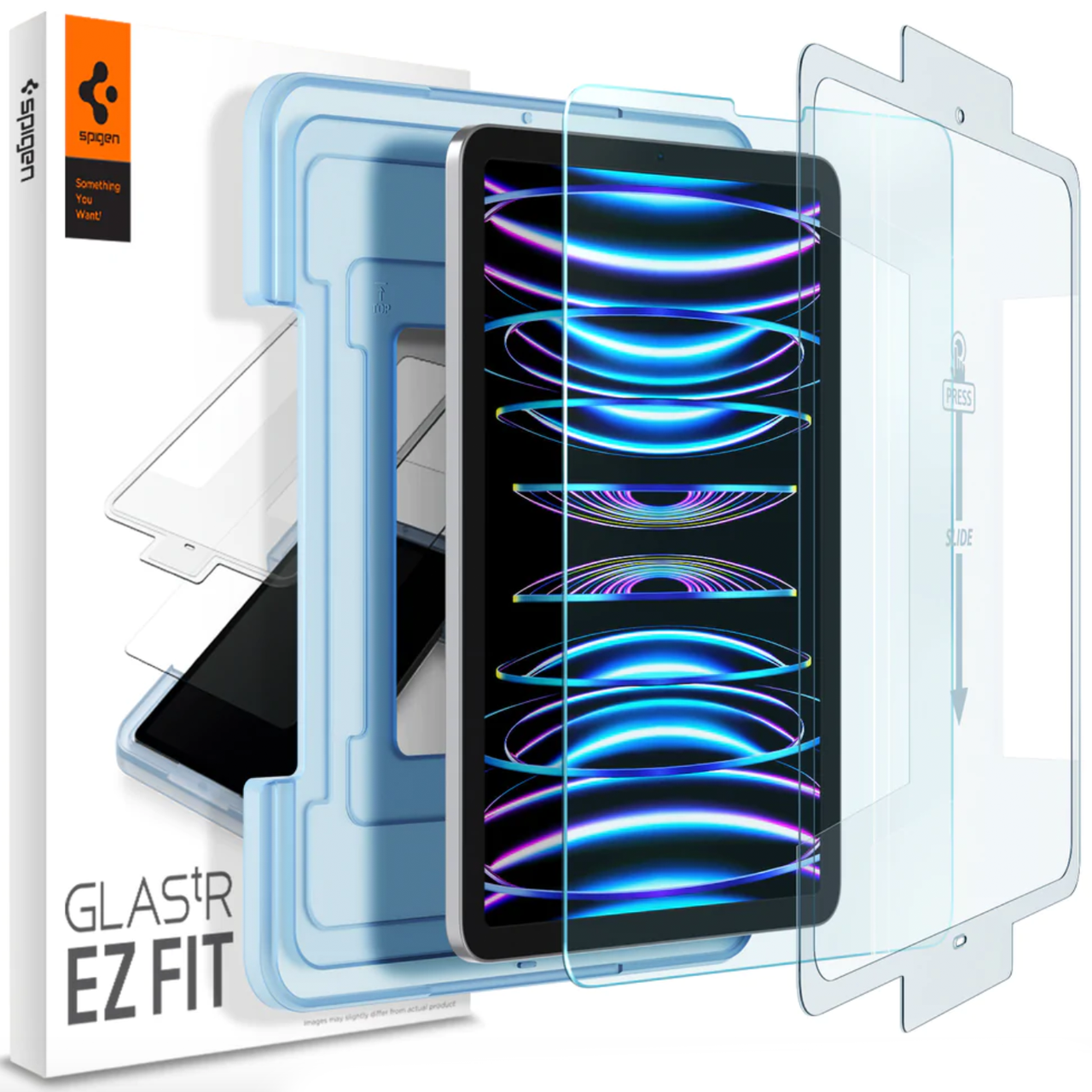 Захисне скло Spigen Protective Glass Ez Fit for iPad Pro 11 (AGL02065) - фото 1