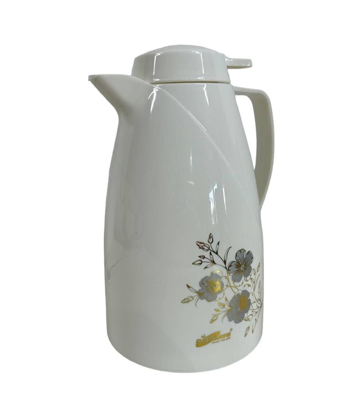 Термос-глечик для напоїв зі скляною колбою та ручкою DayDays WL-R200A Білий