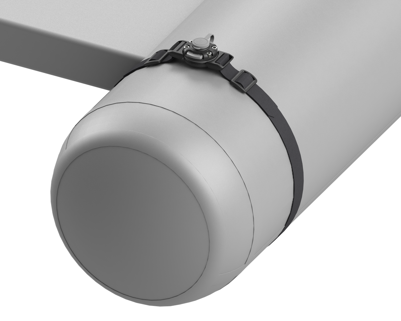 Монтажна система Borika FASTen BBm001 з одним замком для кріплення аксесуарів на belly boats Чорно-сірий (01.01.019.01.01)