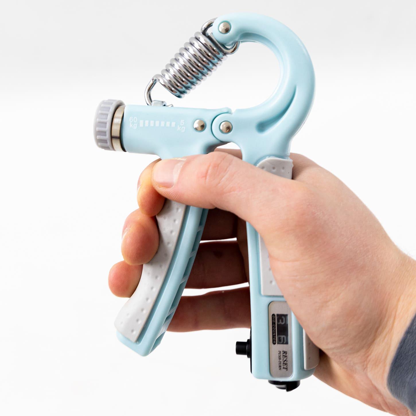 Еспандер кистьовий пружинний OSPORT з лічильником та з регульованим навантаженням 5-60 кг М'ятний (MS 4122-2) - фото 2 Еспандер кистьовий пружинний OSPORT з лічильником та з регульованим навантаженням 5-60 кг М'ятний (MS 4122-2) - фото 2