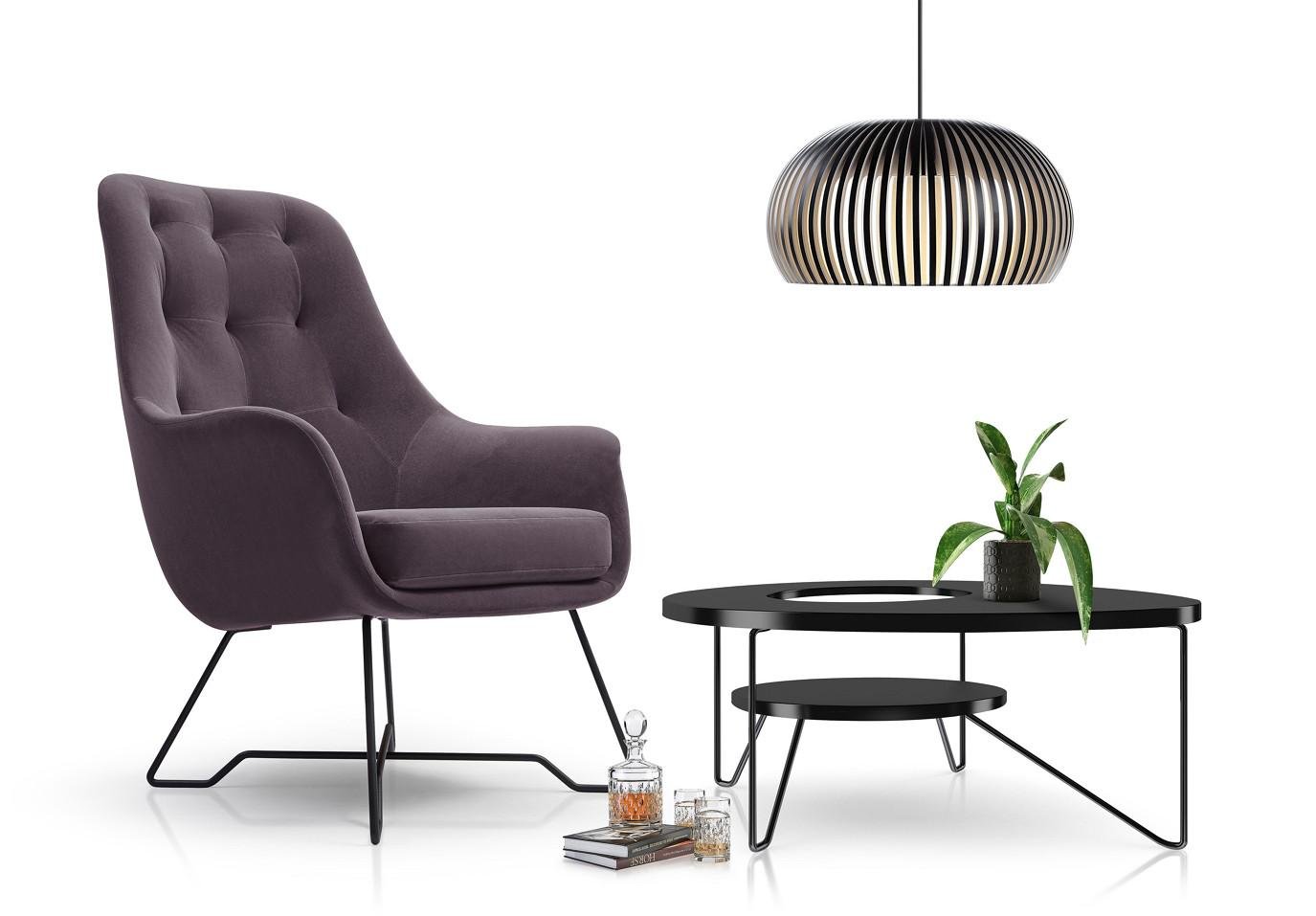 М'яке крісло Perfect Home Ezo з металу/ДСП/скловолокно/тканина Monolith 97 Темно-сірий (49764) - фото 5 М'яке крісло Perfect Home Ezo з металу/ДСП/скловолокно/тканина Monolith 97 Темно-сірий (49764) - фото 5