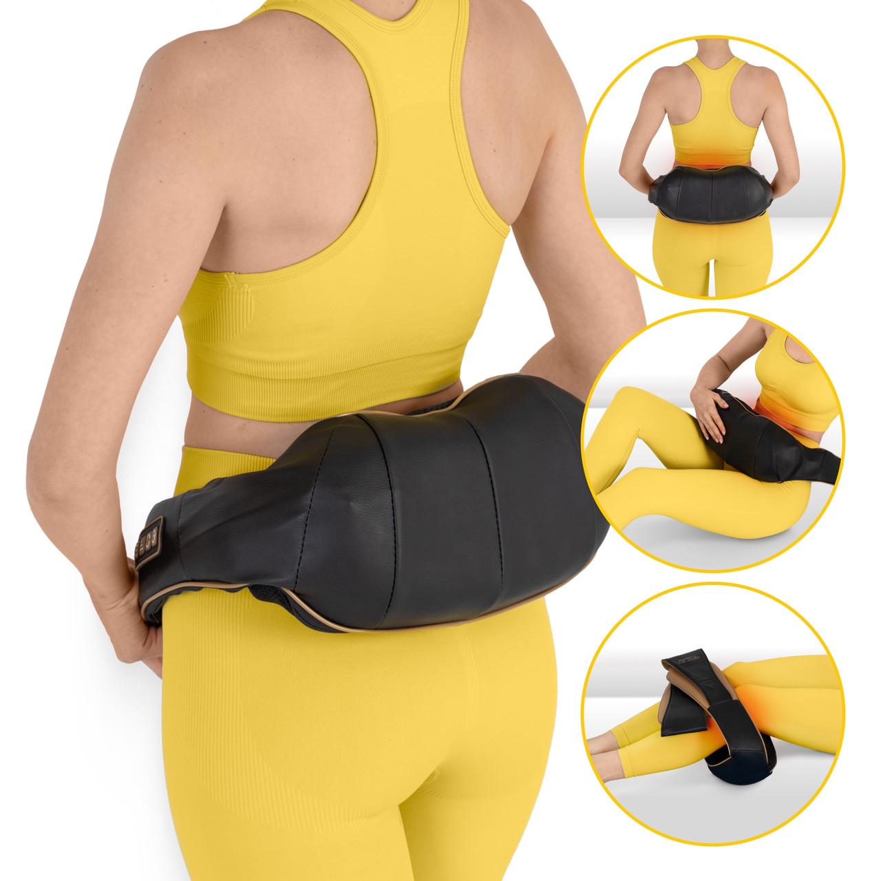 Накидка-масажер 4FIZJO Shiatsu Pro+ для шиї та спини Black/Gold (P-5907739312358) - фото 8