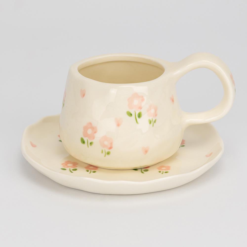 Чашка з блюдцем Ніжні пелюстки 300 мл (9295-008)