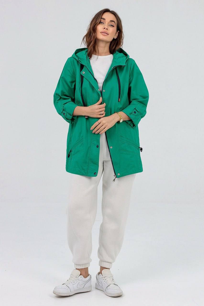 Вітровка жіноча 7XL Зелений (349h/7XL) - фото 7 Вітровка жіноча 7XL Зелений (349h/7XL) - фото 7