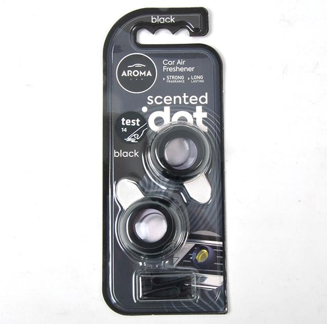 Рідина для освіження повітря під обдув Aroma Double Dot Black 2x2,7 мл (12009)