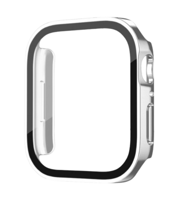 Чохол захисний зі склом для Apple Watch 44 мм Silver (380252430)