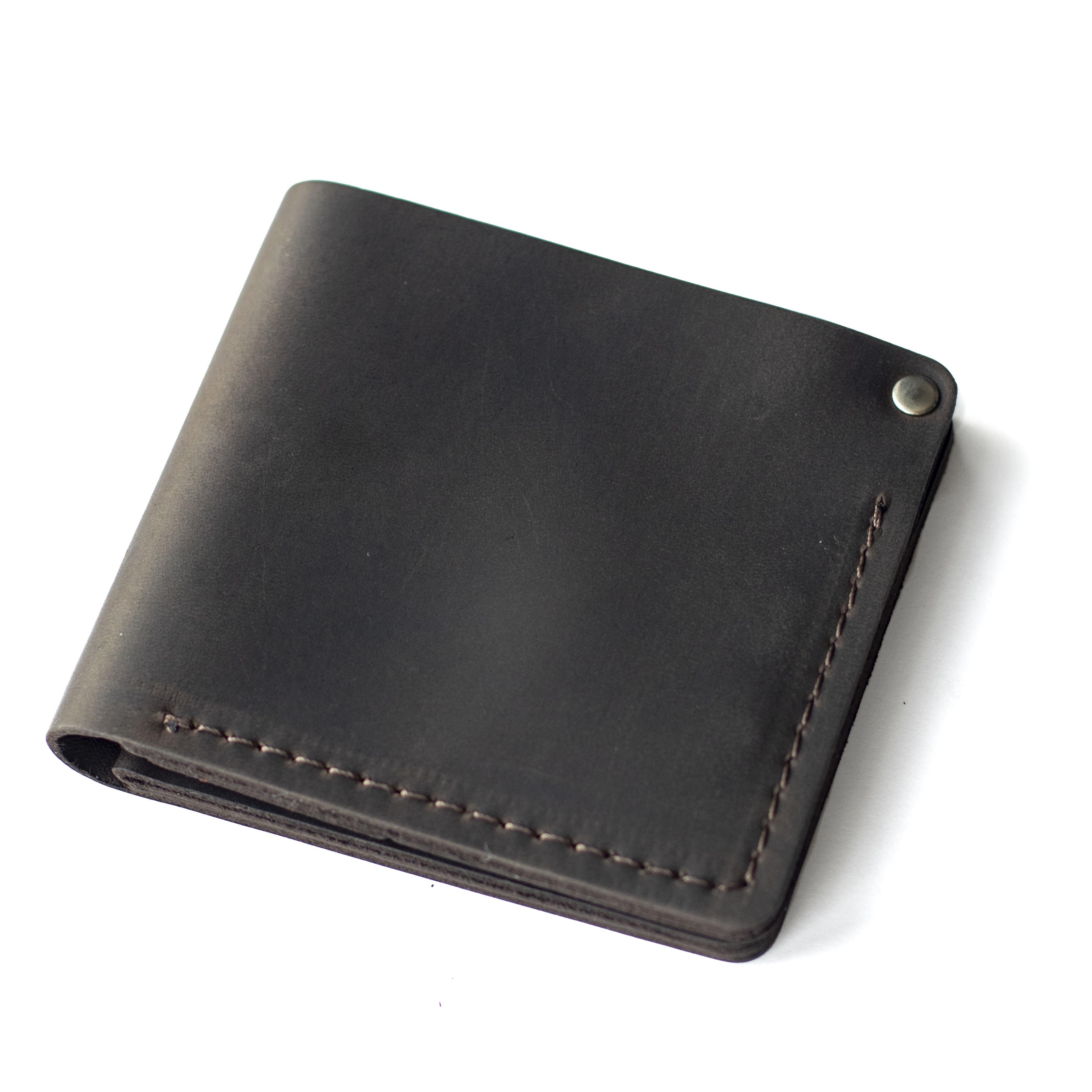 Кошелек с монетницей FORT из натуральной кожи на кнопке Коричневый (15372487) Кошелек с монетницей FORT из натуральной кожи на кнопке Коричневый (15372487)