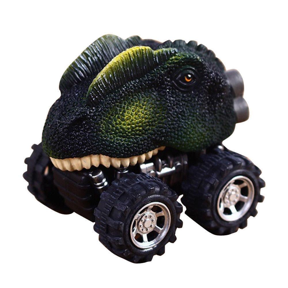 Игрушка SUNROZ Monster Car мини машинка председатель динозавра Double Crown Dragon (SUN0723)