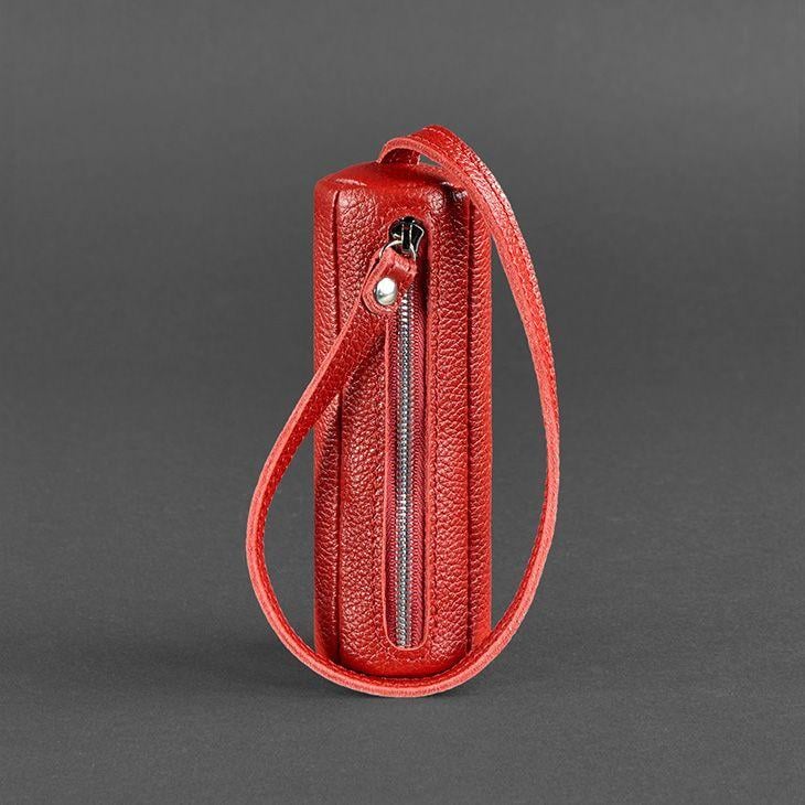 Ключница женская кожаная 3.0 Тубус Красный (A-026548) - фото 4 Ключница женская кожаная 3.0 Тубус Красный (A-026548) - фото 4