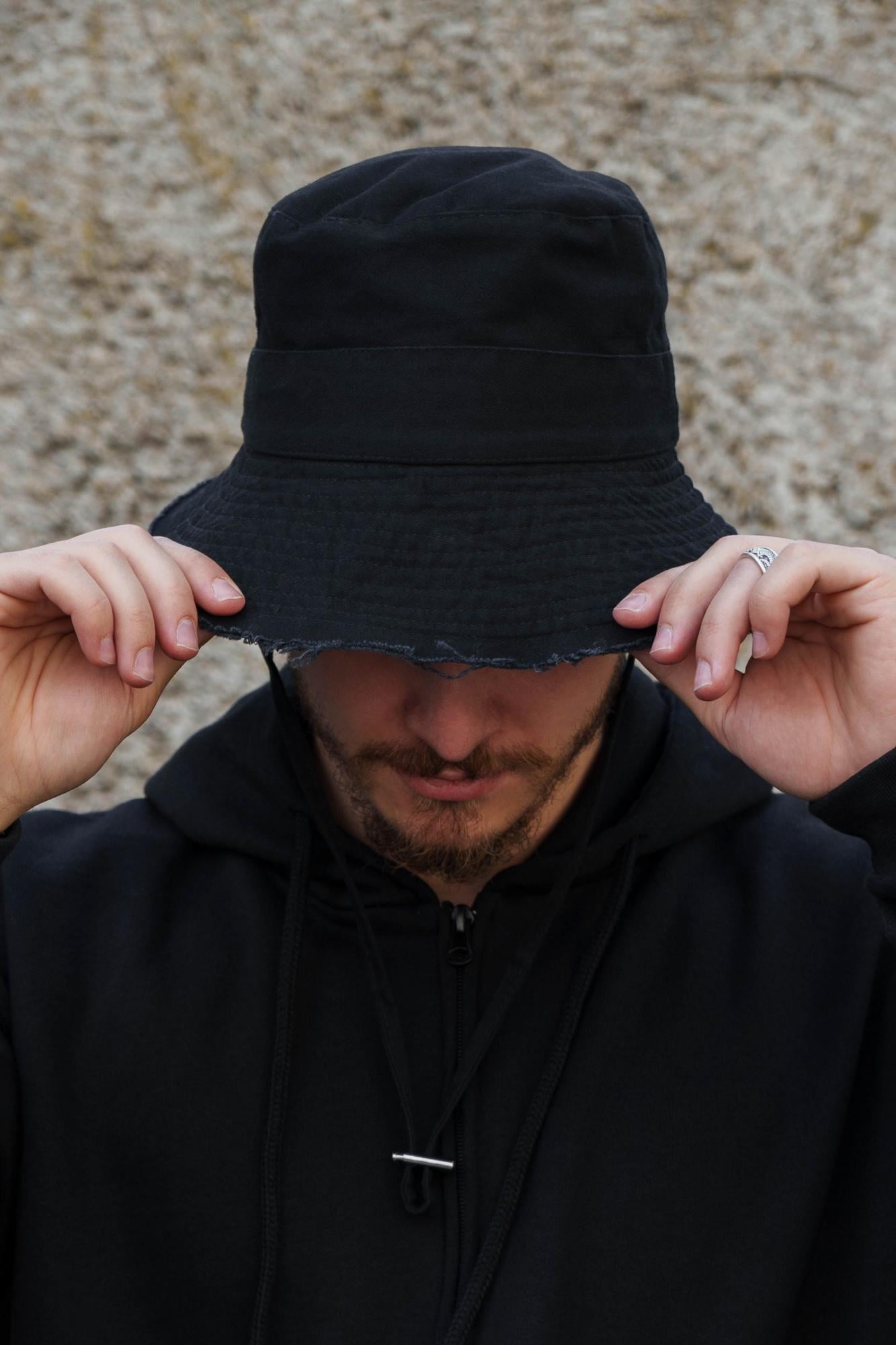 Панамка со шнурком и широкими полями Without Clyde Black (8055498)