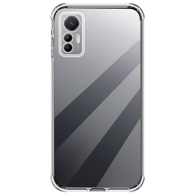 Противоударный TPU чехол GETMAN Ease logo усиленные углы Full Camera для Xiaomi 12 Lite Прозрачный (Безцветный)
