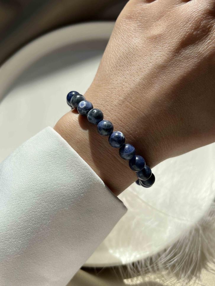 Браслет із натурального содаліту (4830)