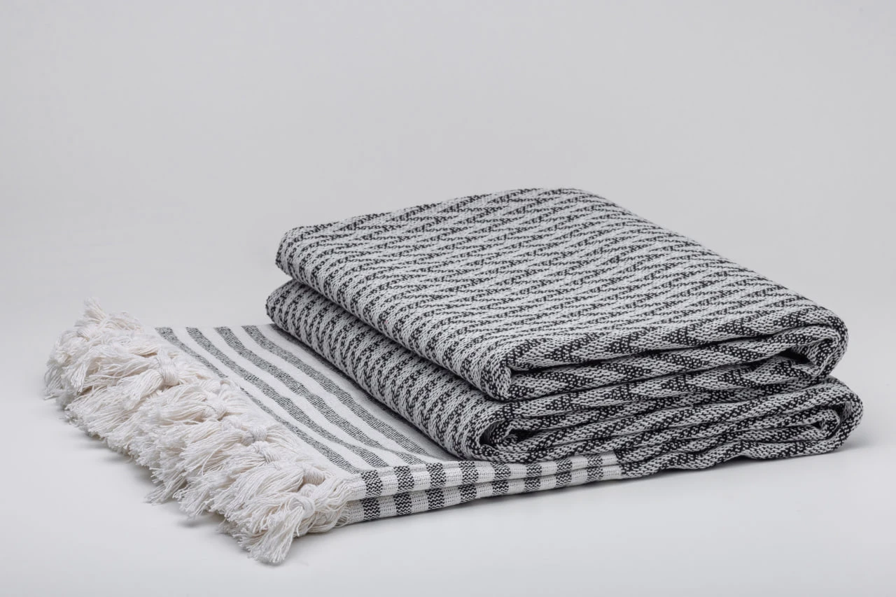 Плед HYGG Electro євро 200х230 см Чорно-білий (316894) - фото 2 Плед HYGG Electro євро 200х230 см Чорно-білий (316894) - фото 2