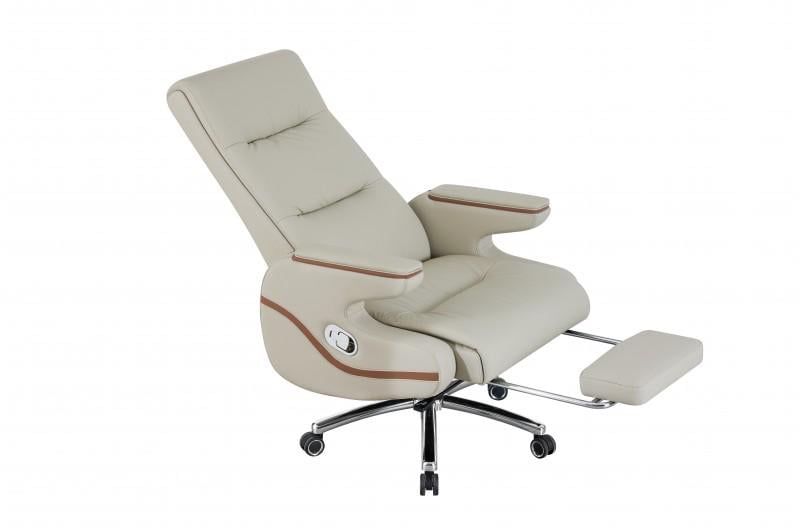 Офісне крісло Comfort Line MUSTANG шкірозамінник Кремовий (MSTNG-117125)