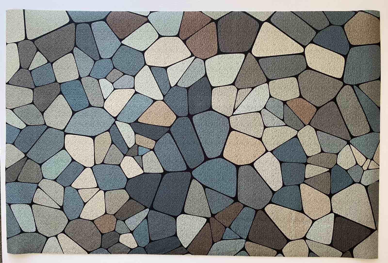 Килим придверний Скандинавська сота 78х120 см