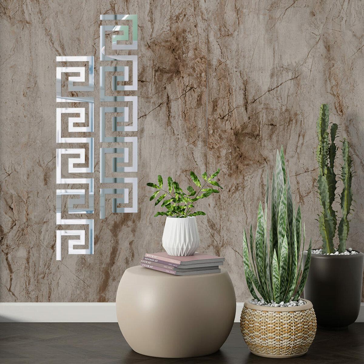 Декор дзеркальний акриловий самоклеючий 10 шт. Сріблястий (SW-00002506) - фото 5