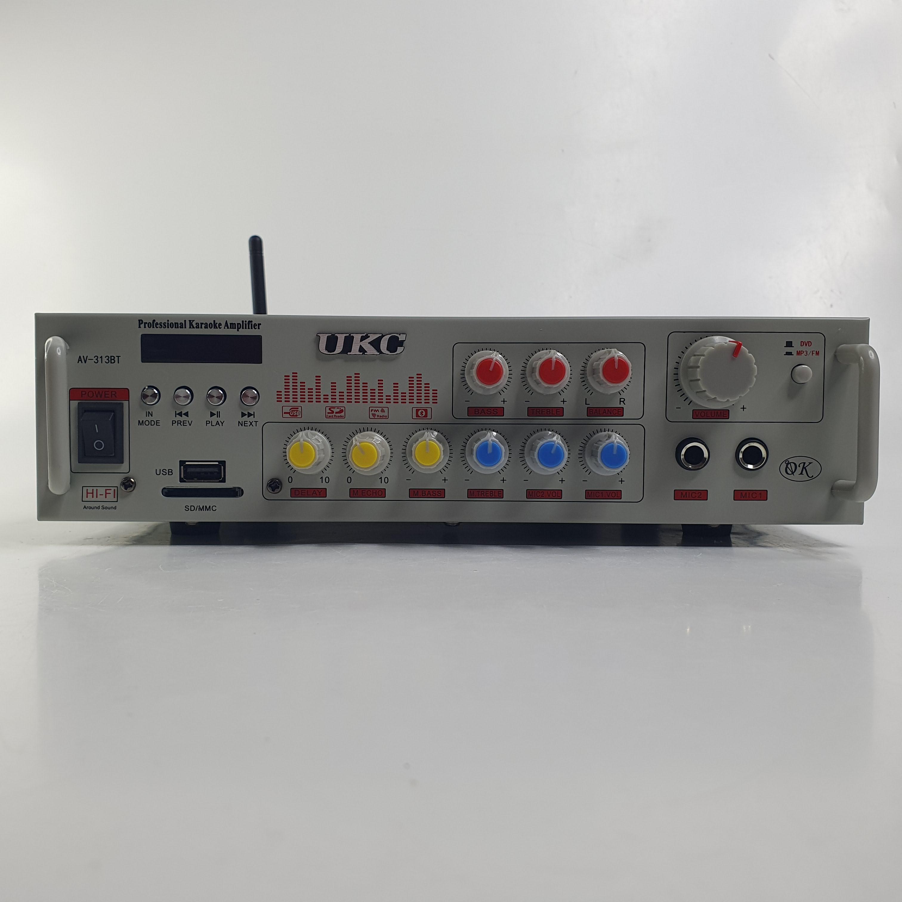 Стереопідсилювач з Bluetooth двоканальний портативний (AMPE-313) - фото 2 Стереопідсилювач з Bluetooth двоканальний портативний (AMPE-313) - фото 2