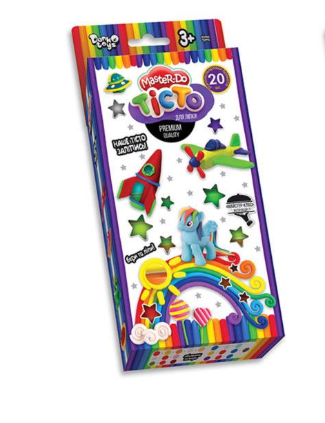 Тісто для ліпки Danko Toys Master Do коробка 20 кольорів/20 г (MTT-112249)