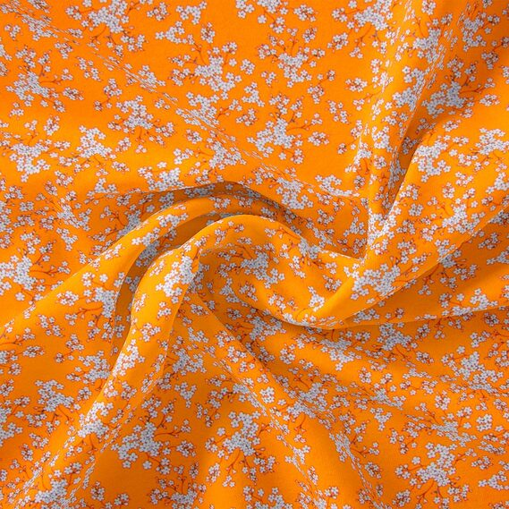 Ткань плательная IDEIA Muslin Нимфа 1,40 м Манговый (2200004220666)