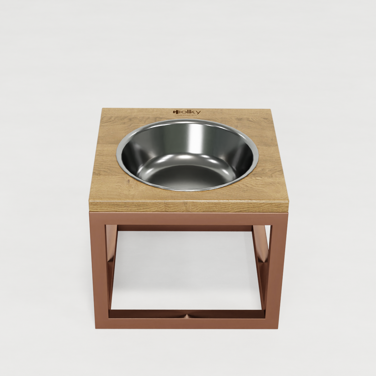 Миска на подставке для больших собак Hollky Base Solo XL 1,8 л (XL-262620-GLNT) - фото 8