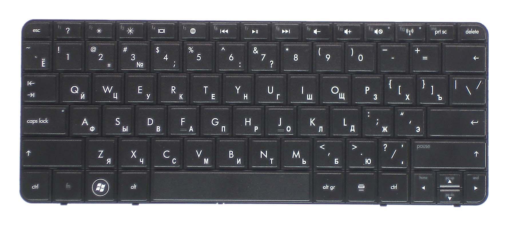 Клавиатура для ноутбука HP Compaq Mini 210-3000/200-4000 Black