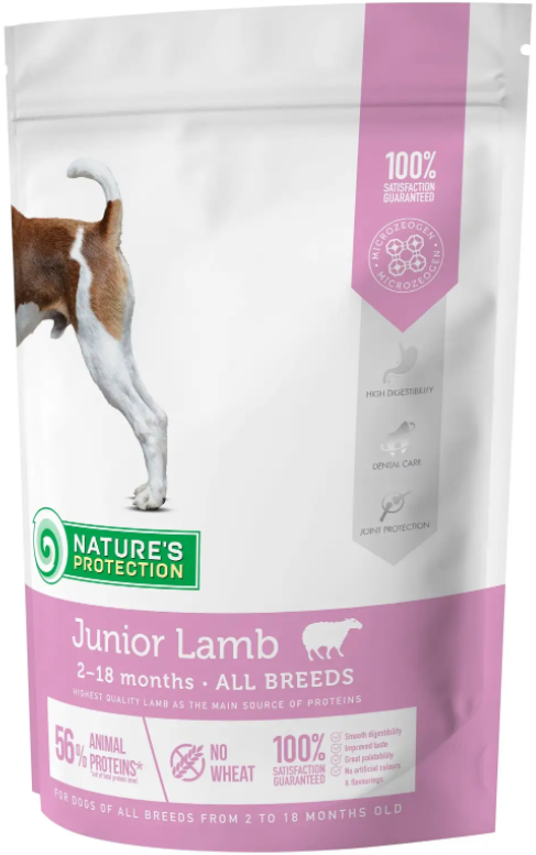 Корм сухий Junior Lamb All Breeds для цуценят всіх порід з ягнятиною 500 г (NPS45745)